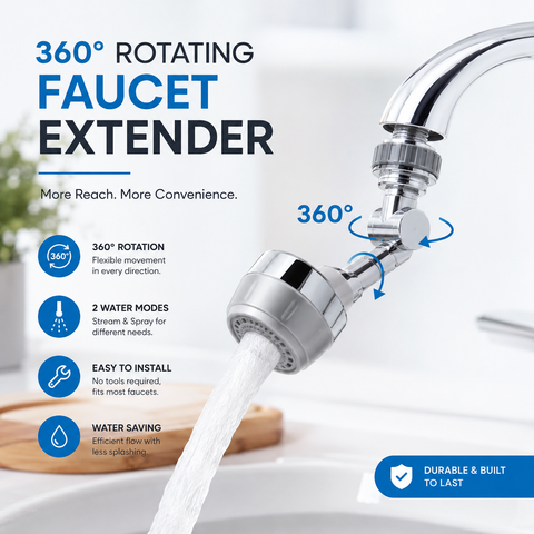360° Rotating Faucet Extender
