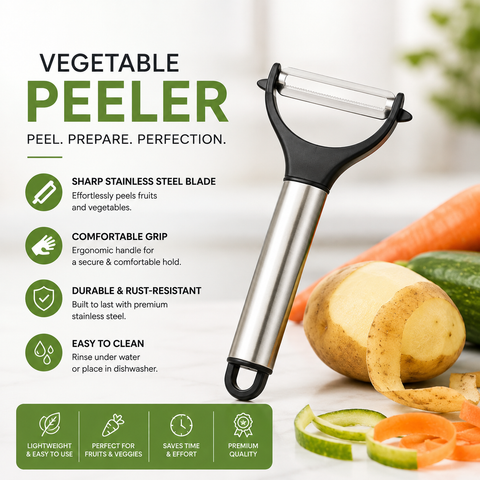 Vegetable Peeler Stainless Steel | Sharp Fruit & Potato Peeler