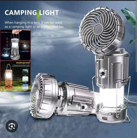 CAMPING LIGHT + FAN